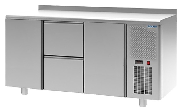 Стол холодильный POLAIR TM3GN-020-G с бортом - фото №1