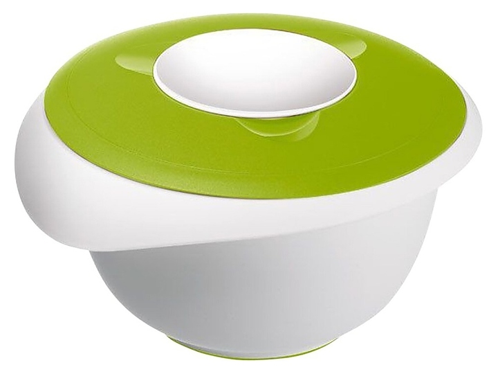 Миска для смешивания Westmark с 2 крышками? 2,5 л., зеленая - фото №1
