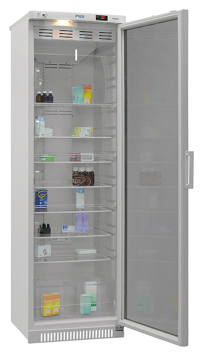 Холодильник фармацевтический POZIS ХФ-400-3 тонир. двери - фото №2