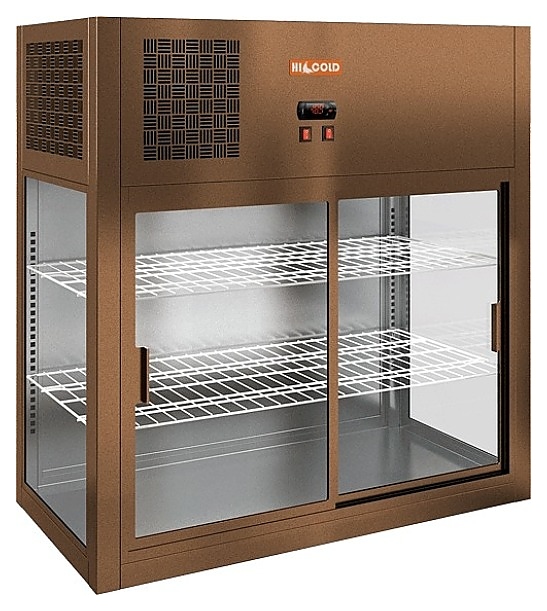 Витрина холодильная HICOLD VRH 990 Bronze - фото №1
