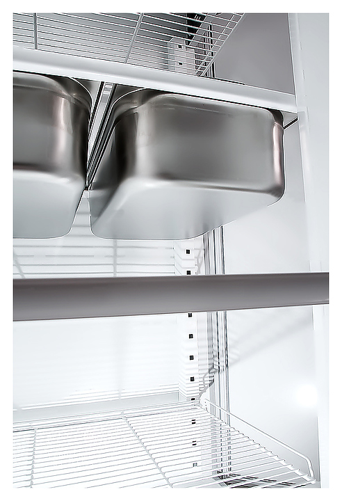 Шкаф холодильный POLAIR CM105-Sm Alu - фото №3