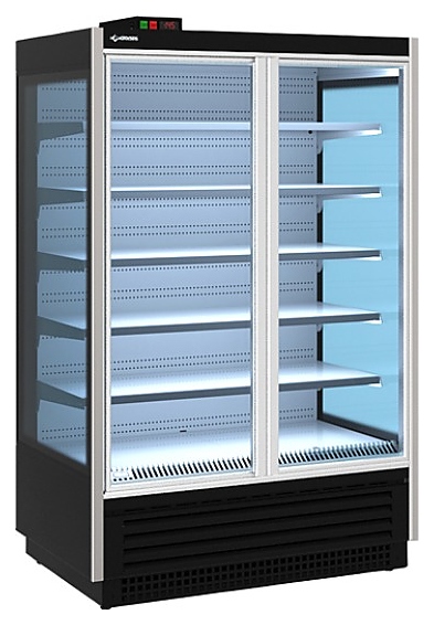 Горка холодильная CRYSPI SOLO D 2500 LED (без боковин, с выпаривателем) - фото №1