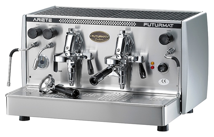 Кофемашина Quality Espresso Futurmat Custom Inox 2G газ - фото №1