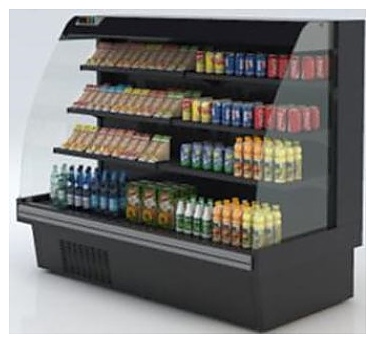 Горка холодильная ENTECO MASTER НЕМИГА П 250 ВС-0,93-4,3-1-5Х (встроенный агрегат) - фото №2