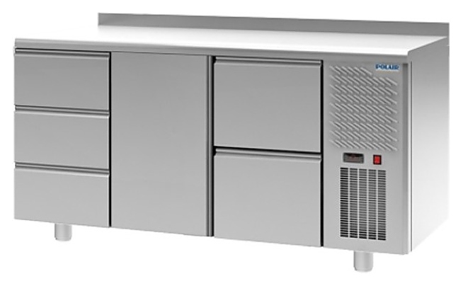 Стол холодильный POLAIR TM3GN-302-G с бортом - фото №1