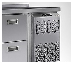 Стол холодильный Finist СХСо-1300-700, среднетемпературный, открытый, с боковым расположением агрегата - фото №2