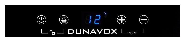 Винный шкаф Dunavox DX-19.58SSK - фото №5