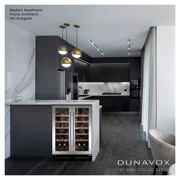 Винный шкаф Dunavox DAUF-19.58SS - фото №4