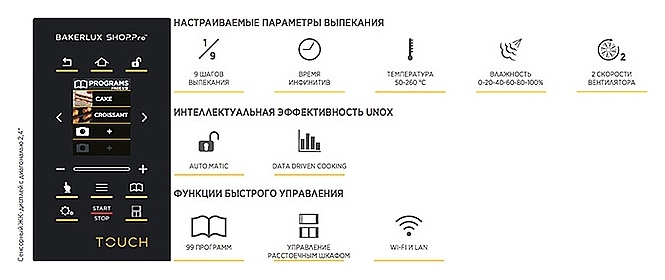 Печь конвекционная Unox XEFT-06EU-ETRV без сливного отверстия - фото №2