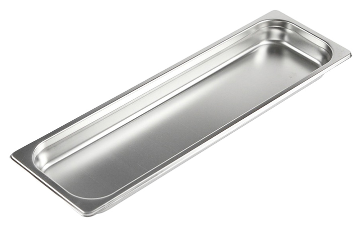 Гастроемкость Luxstahl GN 2/4-40 (530х162х40) нерж. - фото №1