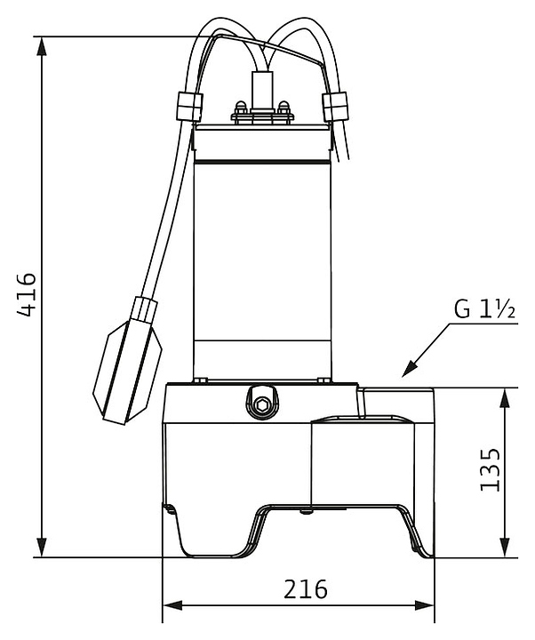 Дренажный насос Wilo Rexa MINI3 V04,11/T06-540/O-5m - фото №2
