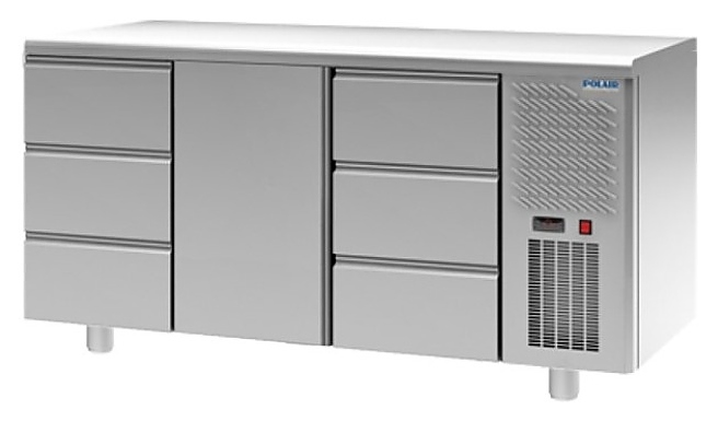 Стол холодильный POLAIR TM3-303-G без борта - фото №1