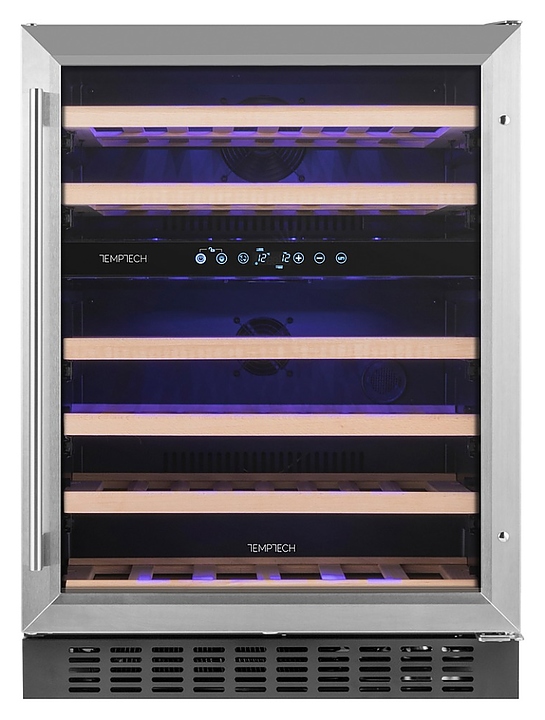 Винный шкаф Temptech Premium WPX60DCS нерж. сталь - фото №1