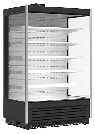 Горка холодильная CRYSPI SOLO 1000 LED (с боковинами, с выпаривателем) - фото №1