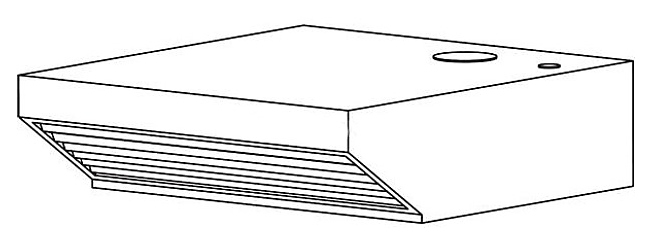 Зонт вытяжной Lainox KKC 101 - фото №1