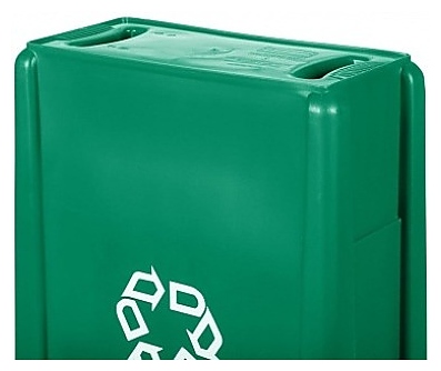 Контейнер для мусора Rubbermaid FG354007GRN зеленый - фото №7