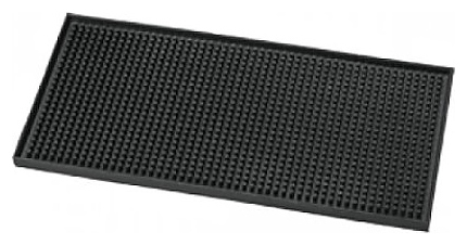Коврик барный MACO Jiwins JW-GSM-BL 150х300 черный - фото №1
