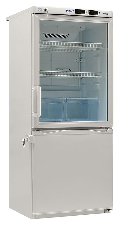Холодильник лабораторный POZIS ХЛ-250 тонир дверь +метал. дверь - фото №1