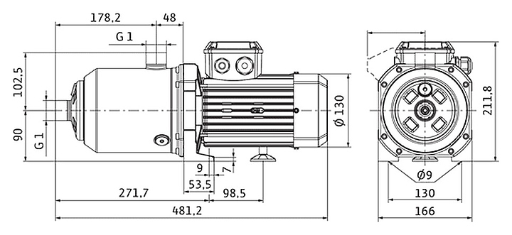 Циркуляционный насос Wilo MEDANA CH1-L.407-1/E/E/10T - фото №2