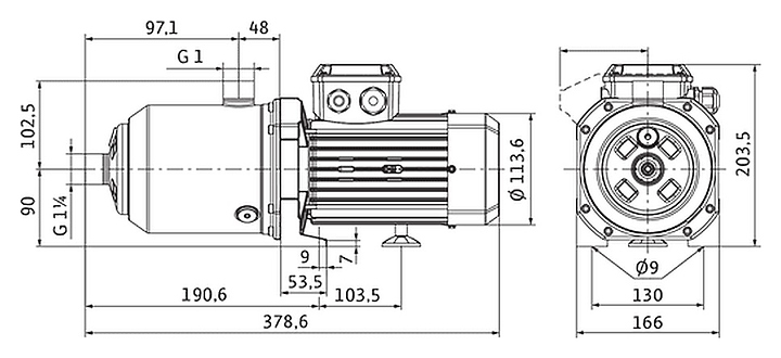 Циркуляционный насос Wilo MEDANA CH1-L.602-2/V/E/10T - фото №2