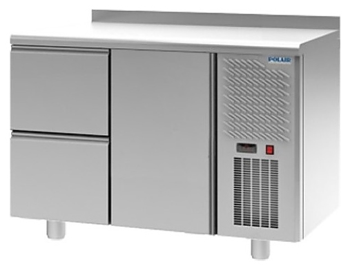Стол холодильный POLAIR TM2GN-20-G с бортом - фото №1
