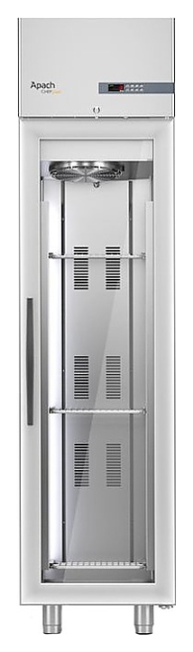 Шкаф холодильный Apach Chef Line LCRM50NG со стеклянной дверью - фото №1