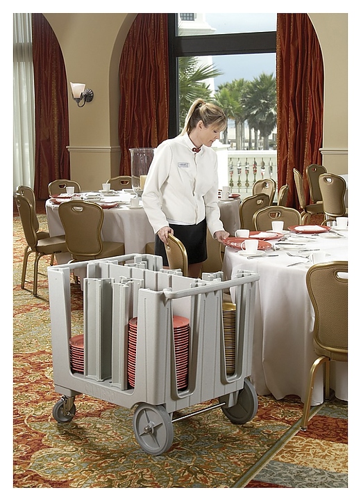 Тележка для тарелок Cambro ADCS 401 синевато-серый - фото №2