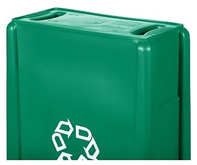 Контейнер для мусора Rubbermaid FG354060GRN зеленый - фото №7