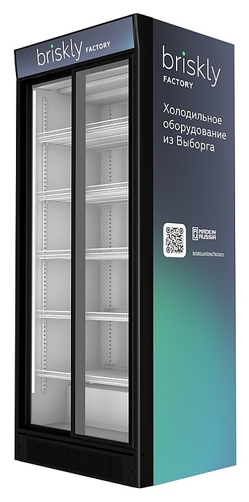 Шкаф холодильный Briskly R DOUBLE 8 Slide AD - фото №2