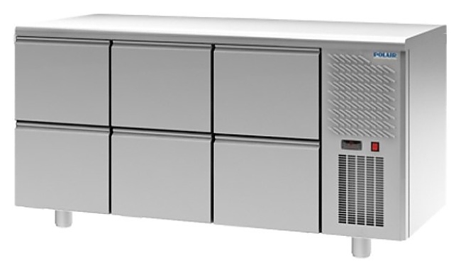 Стол холодильный POLAIR TM3GN-222-G без борта - фото №1
