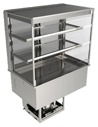 Витрина холодильная BSV-inox VRO 3G/6 - фото №1