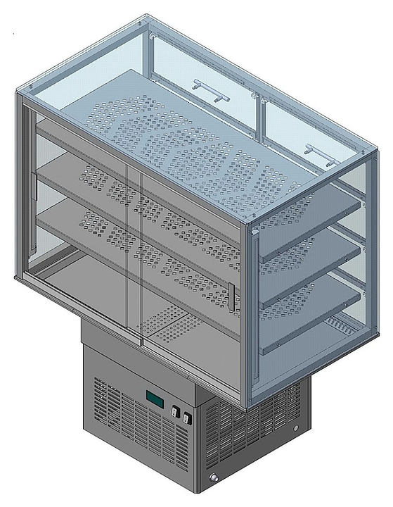 Витрина для холодных блюд ITERMA Drop-In ВХ-1025 Толга - фото №1
