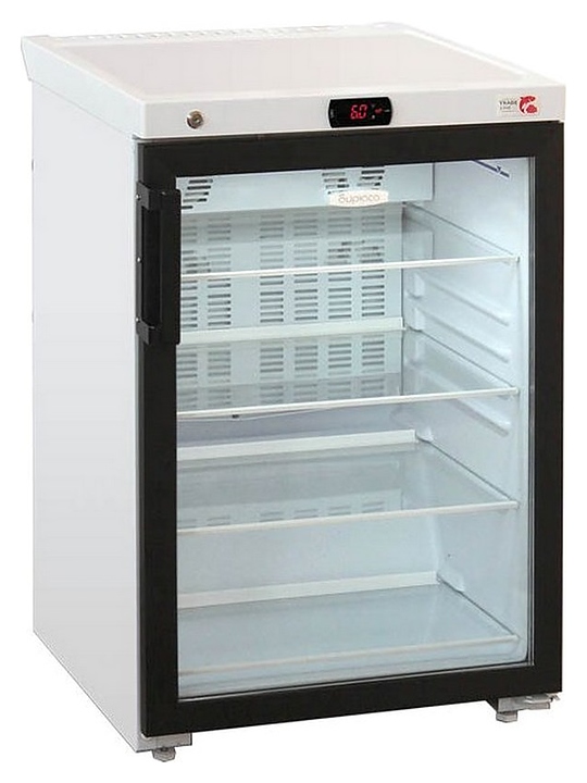 Шкаф холодильный Бирюса B154DNZ черная дверь - фото №1