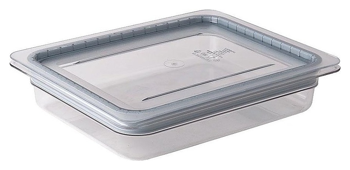 Крышка для гастроемкости Cambro GN 1/2 GripLid (325х265) поликарбонат - фото №2