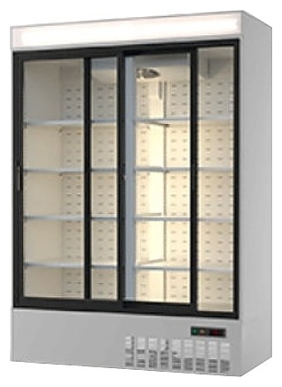 Шкаф холодильный ENTECO MASTER СЛУЧЬ 1400 ШСн с дверьми-купе универсальный - фото №2
