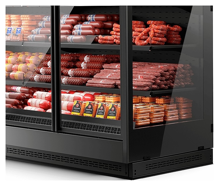 Горка холодильная Dazzl Vega DG 090 H210 М угловая мясная - фото №3