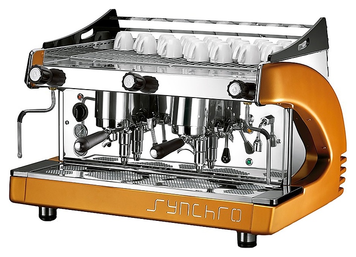 Кофемашина Royal Synchro 3GR Lever Dispensing Boiler 21LT белая - фото №1