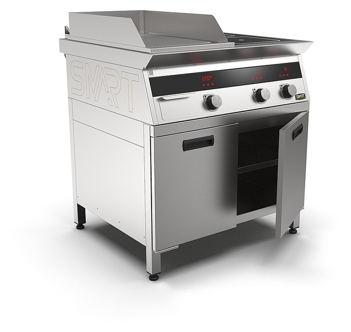Плита индукционная комбинированная SMART INDUCTION K74-3RKN (с грилем) - фото №4