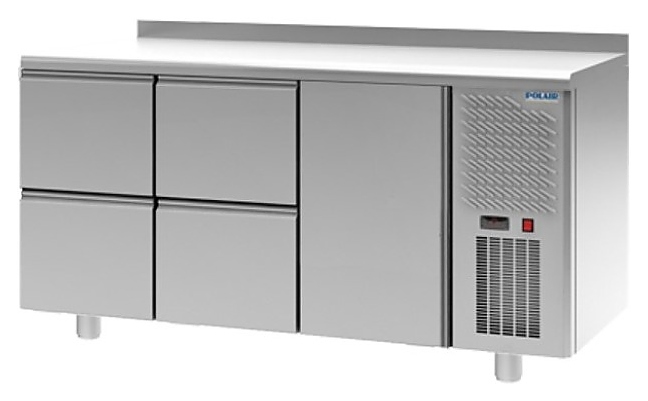 Стол холодильный POLAIR TM3-220-G с бортом - фото №1