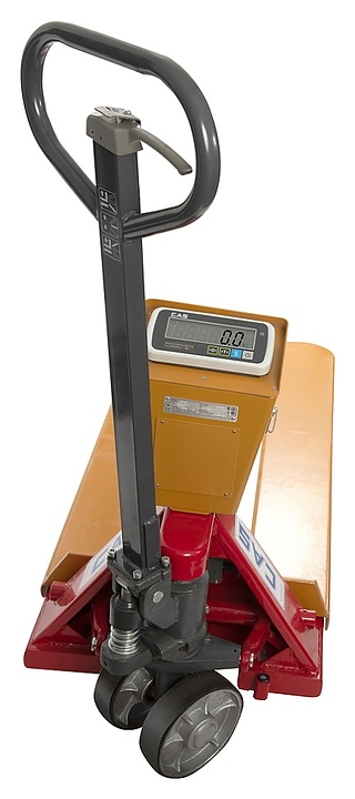 Гидравлическая тележка со встроенными весами CAS CPS-1T (с принтером) - фото №3