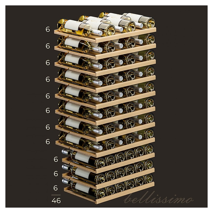 Винный шкаф MEYVEL MV66-KBB1 - фото №8