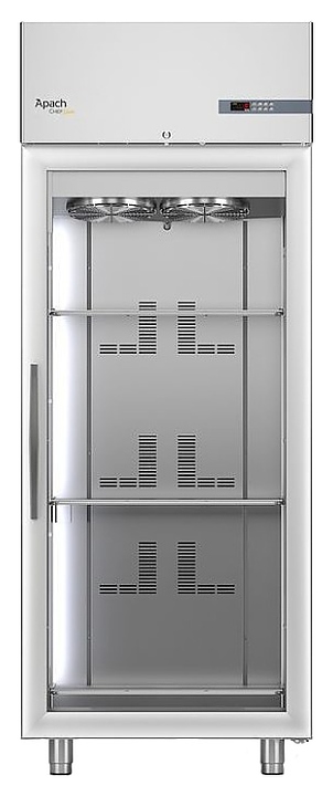 Шкаф холодильный Apach Chef Line LCRM65NG со стеклянной дверью - фото №1