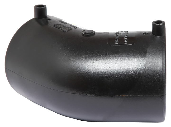 Фитинг SABfuse для труб ПНД отвод электросварной 90° PN16 SDR11 PE100 D90 - фото №2