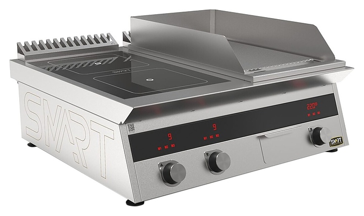 Плита индукционная комбинированная SMART INDUCTION K74-35KRN (с грилем) - фото №1