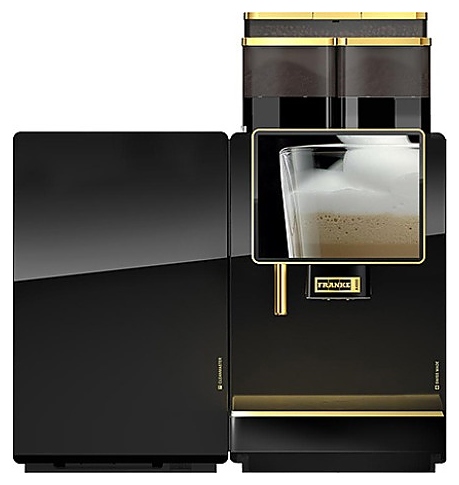 Кофемашина Franke A1000 FM СМ 1G H1 + SU12 FM CM черная с золотом - фото №1