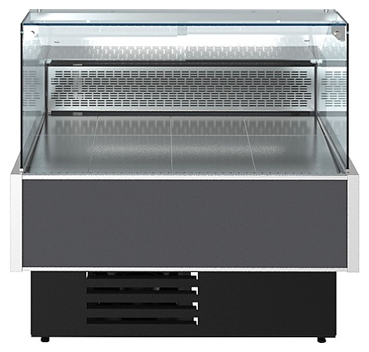 Витрина холодильная CRYSPI Sonata Quadro SN 1200 LED (с боковинами) - фото №2