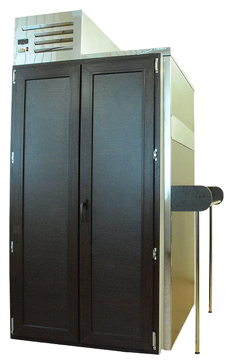 Кегератор Berk 8 Бизнес с двустворчатым дверным проемом с ламинированной рамой цвета венге - фото №2