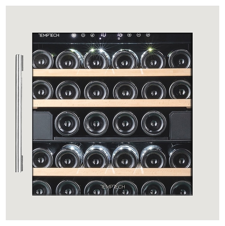 Винный шкаф Temptech Oslo OZ60DW двухзонный белый - фото №1