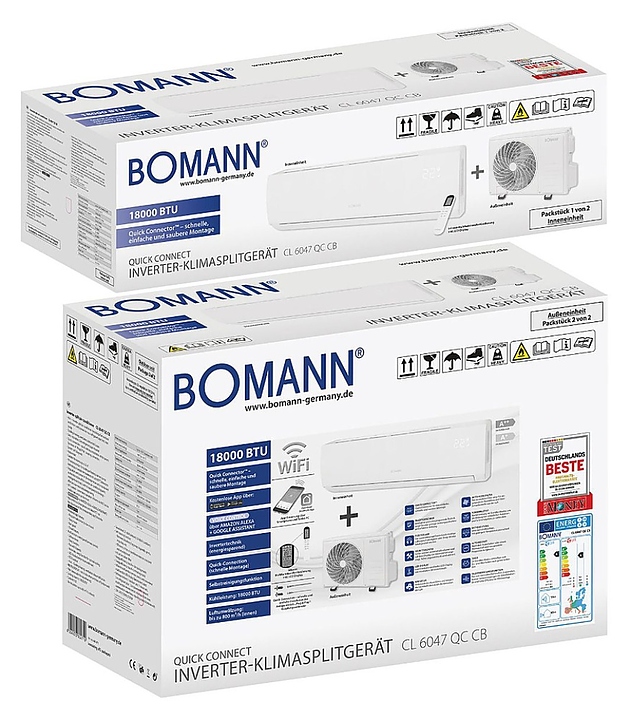 Настенная сплит-система Bomann CL 6047 QC CB - фото №10
