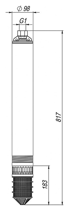 Скважинный погружной насос Джилекс Водомет 40/75 БК ок - фото №5